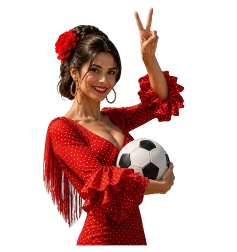 Lola con La Roja